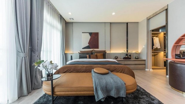 C4074 ให้เช่าบ้านเดี่ยว 2 ชั้น หมู่บ้านมัณฑนา บางนา-วงแหวน2 ย่านราม2 เฟอร์นิเจอร์ครบ ใกล้เมกาบางนา