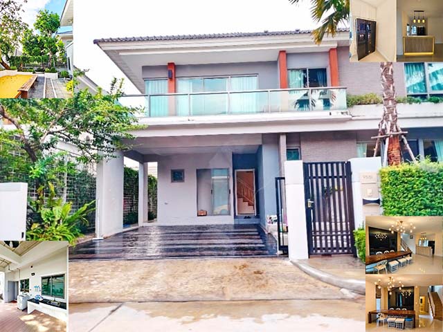 MRT ราษฎร์พัฒนา 4นอน 249ตรม.ให้เช่าคฤหาสน์ บ้านหรู เดี่ยว2ชั้น รักสัตว์ เฟอร์ครบ 100ตรว 74,998B-M  6น้ำ 2จอดรถ 4แอร์ กรุงเทพกรีฑา ศรีนครินทร์-ร่มเกล้าFor REnt Luxury house. MRT RatPhatthana 2-story Mansion Pets allowed fully furnished 100 sq.wa. 249sq.m. 74,999B-M 4bed 6bath 2parking 4A/C. Krungthep Kreetha Srinakarin Romklaoถ.กรุงเทพกรีฑา คลองสองต้นนุ่นซ.ศรีนครินทร์-ร่มเกล้า39-43  ลาดกระบัง กรุงเทพมหานคร 10520 มีพื้นที่ข้างหลังกว้างมาก หลังบ้านเอาต้นไม้ใหญ่มาลง ให้นักปรับทัศนียภาพมาช่วย