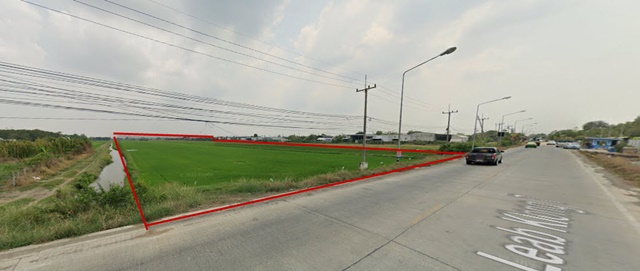 ตลาดชัชวาล คลอง 7 ใกล้ DIY ให้เช่า ที่ดิน 38  ไร่ 3 งาน อบต. บึงคำพร้อย  ทำโกดัง ทำโชว์รูม ถ.เทศบาลลำลูกกา