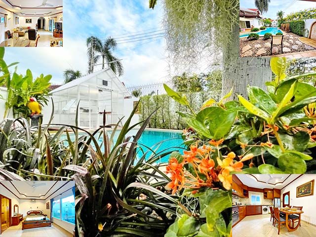 ไทวัสดุ พัทยาใต้ ตลาดน้ำสี่ภาค บ้านพูลวิลล่า ชั้นเดียว เฟอร์ครบ 100ตรว. 225ตรม. โลตัส จอมเทียน 7.49ลบ. 3นอน 3น้ำ 2จอดรถ 3แอร์Thai Watsadu South Pattaya Four Regions Floating Market Pool Villa house Lotus Jomtien fully furnished 100sq.wa. 225sq.m. 7.49million baht 3bed 3bath 2parking 3A/C.พัทยาใต้ตลาดน้ำสี่ภาค ถ.ทุ่งกลม-ตาลหมัน เมืองพัทยา อำเภอบางละมุง ชลบุรี3 ห้องนอน3 ห้องน้ำ1 ห้องครัว1 ห้องนั่งเล่น2 จอดรถ3 แอร์- ตู้เย็น- เครื่องซักผ้า- ทีวี- สระว่ายน้ำสถานที่ใกล้เคียง โรงเรีย