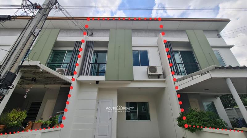 ขายทาวน์เฮ้าส์ 2 ชั้น โครงการ เนอวานา คัฟเวอร์ บนถนนอ่อนนุช บ้านพร้อมอยู่ ราคาดีมาก