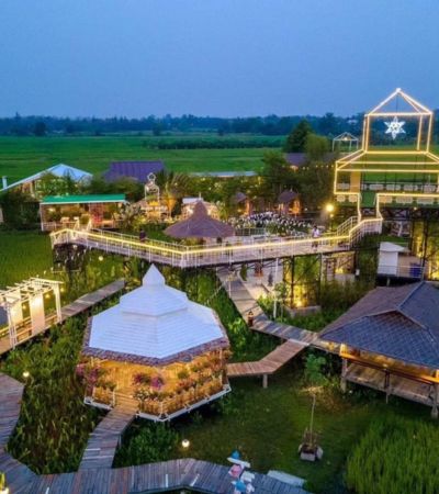ขายกิจการ รีสอร์ท & ร้านอาหาร ขนาด 9 ไร่ วิวสวยของเทือกเขาและทุ่งนา 360 องศา 