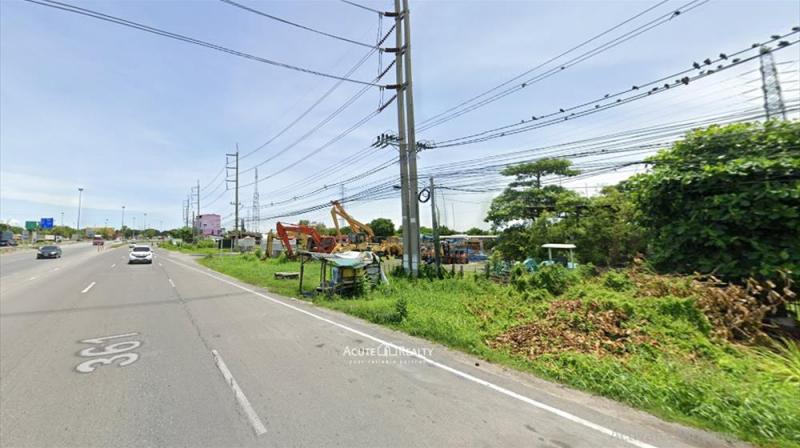 ขายที่ดินเปล่าติดถนนเลี่ยงเมืองชลบุรี ใกล้สนามบอลชลบุรี สเตเดี้ยม 3 กม.