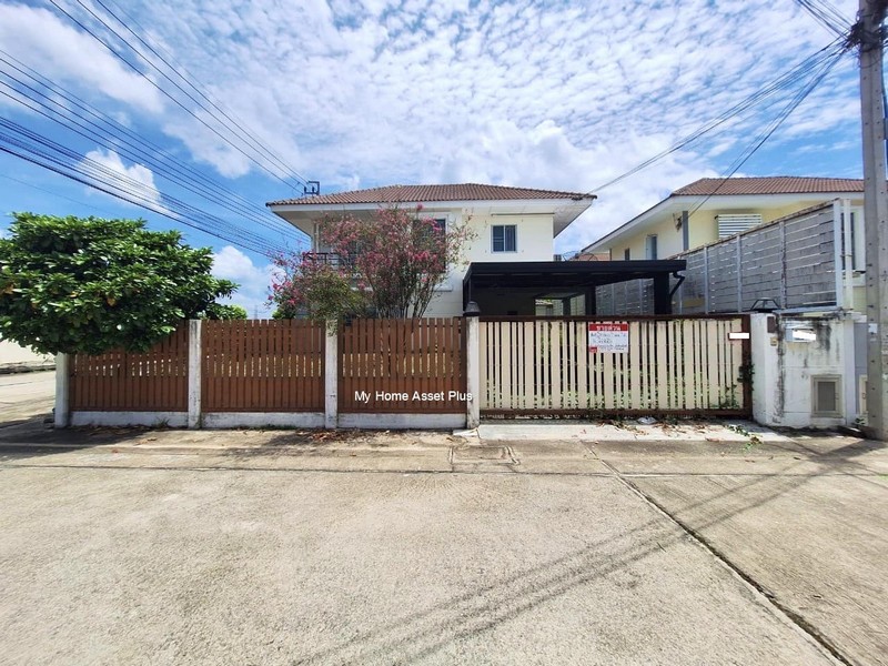 MH0002 ขายบ้าน วิวสวน บ้านกล้วย-ไทรน้อย ขนาด 56.6 ตร.วา บ้านสภาพดี พร้อมอยู่ ทำเลโดน หลังมุม