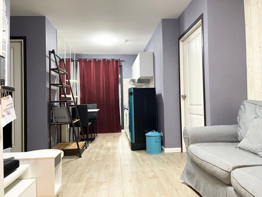 RENT คอนโดมิเนียม ไอ คอนโด สุขุมวิท 103  พท. 49 ตาราง.เมตร 2นอน 14000 บาท. ใกล้กับ ไอ คอนโด สุขุมวิท 103 i Condo Sukhumvit 103 สภาพแวดล้อมดี