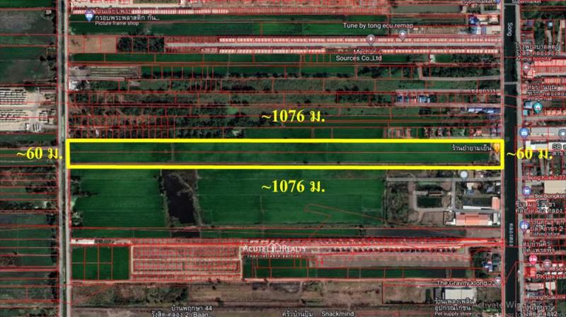 ติดถนน 2 ด้าน ใกล้ ม.กรุงเทพ ใกล้ ม.ธรรมศาสตร์รังสิต ใกล้ฟิวเจอร์พาร์ครังสิต เชื่อมต่อถนนหลายสาย