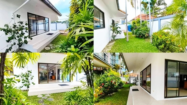 บ้านเช่าพูลวิลล่า ในพัทยาใต้ หาดจอมเทียน เฟอร์ครบ พร้อมอยู่ 99ตรว. 335ตรม. 3นอน 3น้ำ 2 จอดรถ 5 แอร์