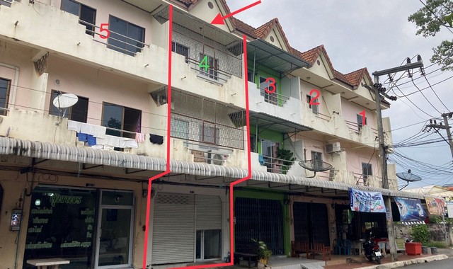 ขายอาคารพาณิชย์ใกล้ โรงพยาบาลทักษิณ อำเภอเมืองสุราษฎร์ธานี จังหวัดสุราษฎร์ธานี PKK04-05864
