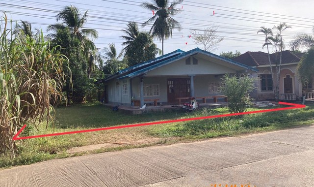 รายละเอียดเพิ่มเติมCode ID : PKK02-14634ราคาขาย         1,200,000 บาท- ขนาดพื้นที่ :    265 ตร.ว (2 งาน / 65 ตร.ว)- พื้นที่ใช้สอย :     177.50 ตร.ม- จำนวนห้อง :  2 ห้องนอน 2 ห้องน้ำ- ที่จอดรถ :      1-2 คัน- บ้านเดี่ยว :        1 ชั้น- บ้านเดี่ยวหันทางทิศ : -- อายุอาคาร :    33 ปีพิกัดทรัพย์ :   https://maps.app.goo.gl/p2MUueRN6fbRGJr17สถานที่ใกล้เคียง- ใกล้โรงเรียนบ้านไหนหนัง- ใกล้วัดหนองจิก- ใกล้โรงเรียนบ้านควนโอ- ใกล้โรงเรียนบ้านคลองทรายประชาอุทิศสอบถามเ�