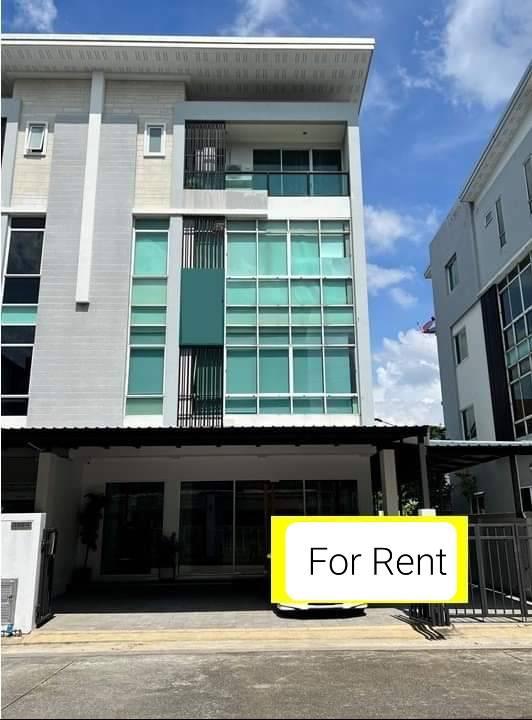 ให้เช่าโฮมออฟฟิศ4ชั้นโครงการบิซเเกลเลอเรียนวลจันทร์-เกษตรนวมินทร์ พร้อมเฟอร์นิเจอร์ ราคาเช่า 120,000 บาท / เดือนที่ตั้ง โครงการบิซ เเกลเลอเรีย ถนนรามอินทรา แขวงคลองกุ่ม เขตบึงกุ่ม จังหวัดกรุงเทพมหานครติดต่อ : คุณภัสพงณ์ 063-409-8164Line : deedaa23พื้นที่ใช้สอย 400 ตารางเมตร จำนวน 4 ชั้น จอดรถ 6 คันตัวตึกเป็น Office Residence สไตล์โมเดิร์น ลักชัวรี่ ออกแบบพื้นที่สูง โปร่ง พื้นด้านล่างด้วยปู