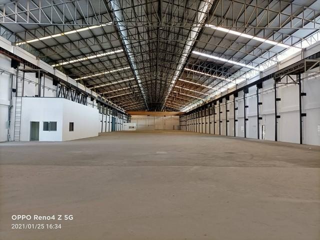 C4115 ให้เช่าโกดังพื้นที่ตั้งแต่ 972 ตรม- 2500 ตรม. ขอรง.4 ได้ ถนนเทพารักษ์ กม.19 ใกล้แยกกิ่งแก้ว