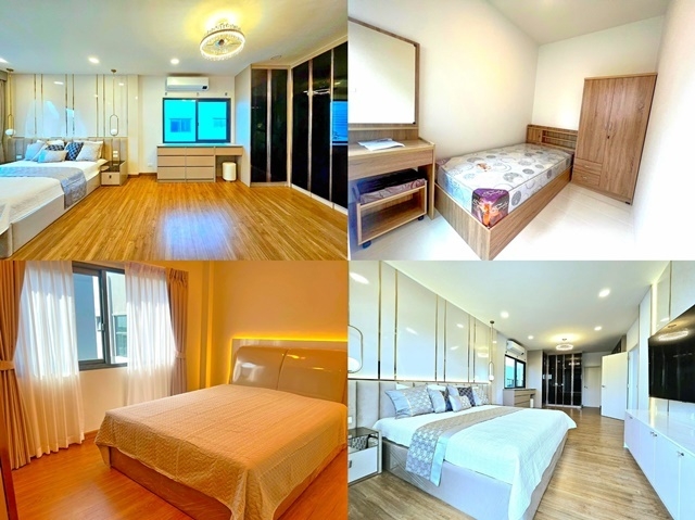 คฤหาสน์ให้เช่า พูลวิลล่าเดี่ยว 2 ชั้น เมกา บางนา  มีสระว่ายน้ำในตัว เฟอร์ครบ พร้อมอยู่ 59ตรว. 260ตรม. 5นอน 5น้ำ 3คัน 5แอร์