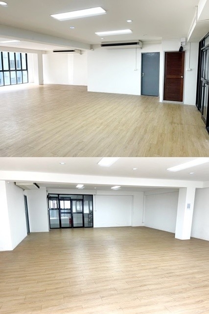 MRTหัวหมาก  ชั้นละ  2นอน 2น้ำ 2จอดรถออฟฟิศ 6 ชั้น ม. รามคำแหง ให้เช่า Office ชั้น3- 4 50ตรว. 100-200 ตรม.