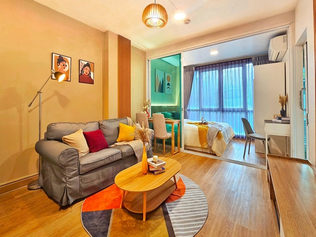 PP131 [For Sale]  คริส การ์เด้น-พระราม 9 (Kris Garden Rama 9) ห้องสวย รีโนเวทตกแต่งใหม่หมดทั้งห้อง #ใกล้MRTเพชรบุรี