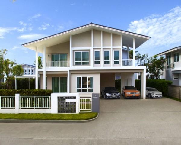 ให้เช่า-ขาย บ้านเดี่ยว 2 ชั้น ฮาบิเทีย โมทีฟ ปัญญาอินทรา พื้นที่ใช้สอย 242 ตร.ม. 4 ห้องนอน 3 ห้องน้ำ พื้นที่ 105 ตร.วทรง Vogue 