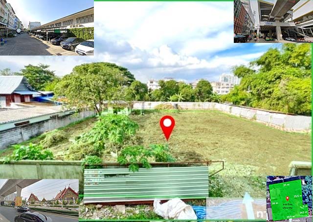  ที่ดินถมแล้ว ใจกลางเมืองไอคอนสยาม ให้เช่าที่ดินถมแล้ว 3งาน 62ตรว. BTSเจริญนคร1440ตรม. เดินทางสะดวก