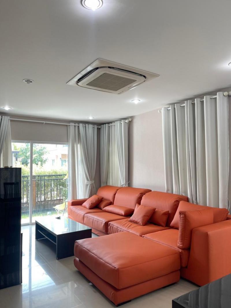 ให้เช่าบ้านเดี่ยว2ชั้น ถ. หนามแดง-บางพลี ภัสสรไพรด์ ศรีนครินทร์-หนามแดง พื้นที่ใช้สอย 135 ตร.ม.3 ห้องนอน2 ห้องน้ำ พร้อมเฟอร์นิเจอร์ครบ