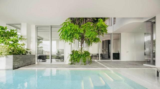 ขายบ้านเดี่ยว 6 ชั้น โครงการ ARQ 10 Krungthep Kreetha พร้อมสระว่ายน้ำและห้องใต้ดินตกแต่งพร้อมอยู่