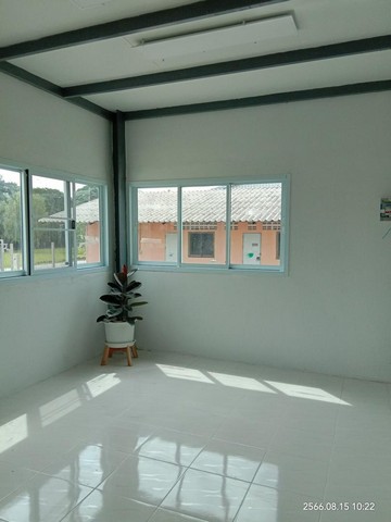 C4208 ให้เช่าโกดังพร้อมออฟฟิศพื้นที่ 394 ตรม สร้างเสร็จใหม่ ใกล้ถนนทางหลวง 345 ใกล้มอเตอร์เวย์ บางลำโพ นนทบุรี