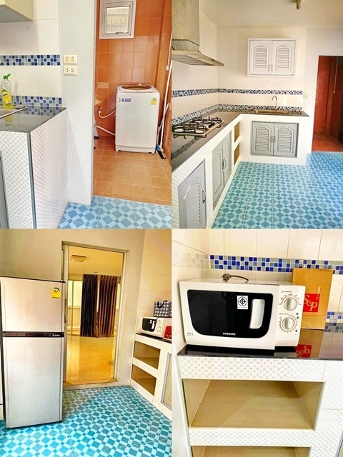 เฟอร์ครบ 68ตรว. 305ตรม. 3-4นอน อ่อนนุช 38-46 BTSบางจาก ให้เช่าบ้านเดี่ยว 2 ชั้น บ้านเปิดโล่งสไตล์โมเดิร์น 3น้ำ 5จอดรถ 5แอร์