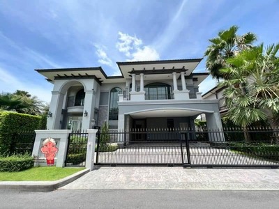 WW69AS ขาย คฤหาสน์หรู หมู่บ้านเดอะ แกรนด์ ปิ่นเกล้า ติดถนนใหญ่บรมราชชนนี อยู่ระหว่างพุทธมณฑลสาย 3 กับ สาย 4 