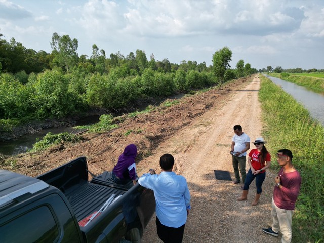 ที่ดินแบ่งขายทำเลดี เลียบคลองระพีพัฒน์ คลอง9 หนองเสือ
