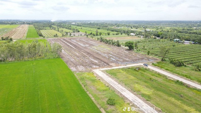 ที่ดิน 1 ไร่ คลอง9 ราคาถูกสุดๆ ถนนกว้าง ทำเลดี ไร่ละ1.35ล้านฟรีโอน