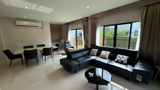 HR1378ให้เช่าบ้านเดี่ยว โครงการหรูบุราสิริ พัฒนาการ ซอยพัฒนาการ 87 ตกแต่งเฟอร์ครบพร้อมอยู่