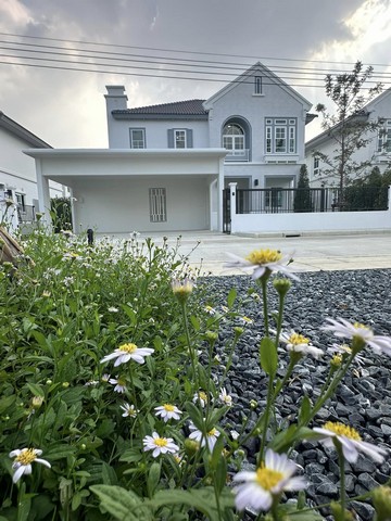 ให้เช่าบ้านเดี่ยว 2 ชั้น 75 ตรว. 4 ห้องนอน โครงการ Villagio3 ศรีนครินทร์-บางนา บ้านใหม่ทำเลดี ติดคลับเฮาส์ ใกล้เมกะบางนา