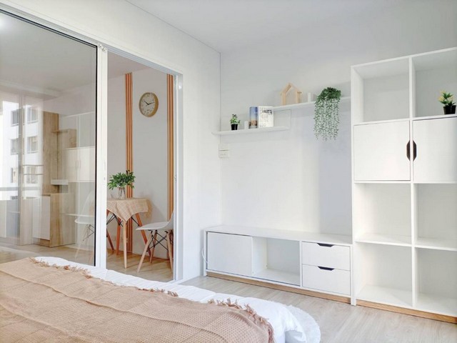 ขายคอนโดซิตี้วิลล่า ซอยลาดพร้าว130 ขนาด 33 ตรม. D1 ชั้น 5 รีโนเวท และตกแต่งใหม่ พร้อมอยู่ วิวสระว่ายน้ำ ใกล้รถไฟฟ้าสายสีเหลือง