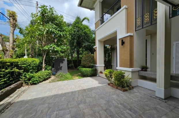 ขายและให้เช่าบ้านเดี่ยว 2 ชั้น The Palazzo เดอะ พาลาซโซ่ พระราม 3 – สุขสวัสดิ์ เนื้อที่ 122,4 ตรว พื้นที่ 333 ตรม มี 4 นอน 4 น้ำ แปลงมุม