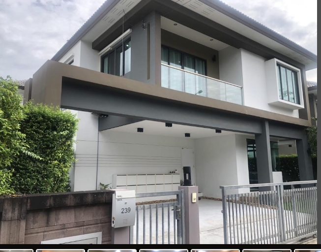  ให้เช่าบ้านเดี่ยว 2 ชั้น หมู่บ้านเอช-เคป ซีรีน บางนา-สุขาภิบาล2 ประเวศ 4 ห้องนอน 3 ห้องน้ำ