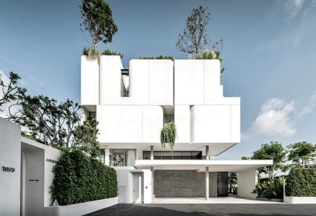 WW192C ขาย บ้านเดี่ยว หมู่บ้าน อาร์ค เท็น พระราม 9-กรุงเทพกรีฑา ถนนกรุงเทพกรีฑา ซอย8 แยก5 #บ้านตัวอย่าง