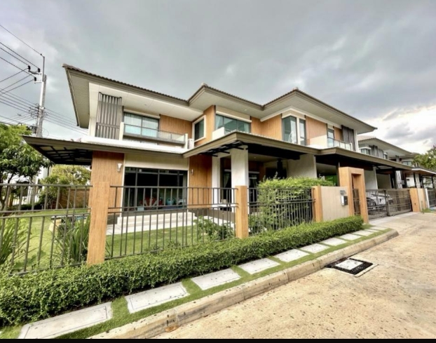  ขายบ้านเดี่ยว 2 ชั้น บุราสิริ ราชพฤกษ์ 345  ปากเกร็ด เนื้อที่ 103 ตรว มี 5 นอน 5 น้ำ ใกล้เซ็นทรัล เวสต์เกต