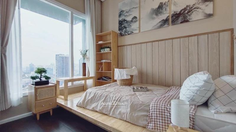 ขายคอนโด The Saint Residences  ใกล้ MRTพหลโยธิน,2ห้องนอน ชั้นสูง วิวสวนจตุจักร