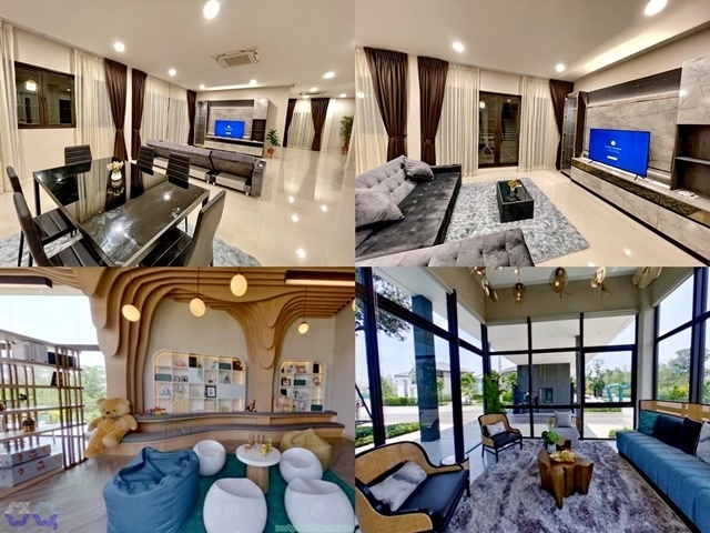 ขายคฤหาสน์ใหญ่มาก  เดอะพรอมานาด บิ๊กซี  5นอน  แฟชั่นไอส์แลนด์ รามอินทรา ถ. จตุโชติ110 ตรว. 420 ตรม. 6 น้ำ  จอดรถในบ้านได้ 6 คัน  city