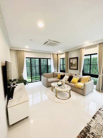 ให้เช่าและขายบ้านเดี่ยว 2 ชั้น 107 ตรว. 4 ห้องนอน หมู่บ้านนันทวัน พระราม9-กรุงเทพกรีฑาตัดใหม่ บ้านใหม่สุดหรู ตกแต่งพร้อมอยู่ แปลงมุม