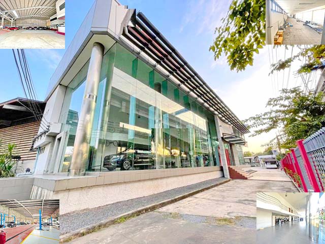 ริมถนนวิภาวดีรังสิต41-80  โชว์รูมอาคารสำนักงาน 3 ชั้น  2ไร่ 2งาน 2602ตรม.MRT หลักสี่ ให้เช่า โชว์รูมรถ 3น้ำ จอดรถได้หลายคัน 