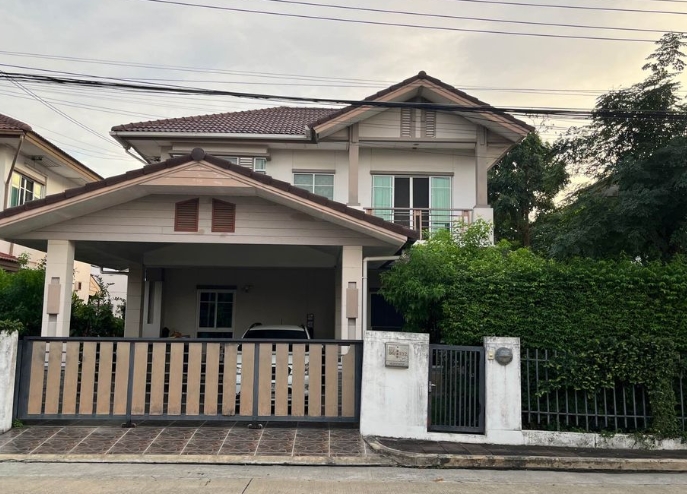 ขายบ้านเดี่ยว สราญสิริ ราชพฤกษ์-แจ้งวัฒนะ ปากเกร็ด เนื้อที่ 67 ตรว บ้านสภาพใหม่ ทิศเหนือ 