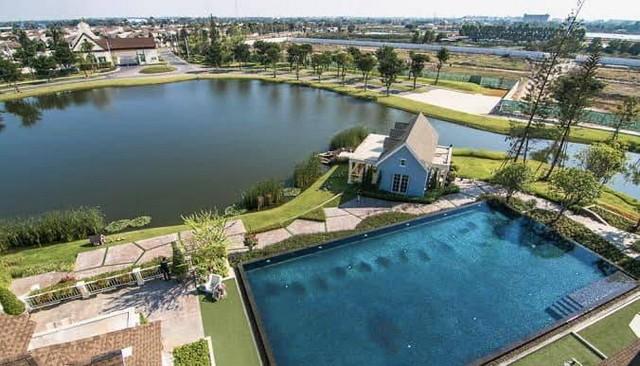 EPL-HS1024 ขายบ้านเดี่ยว 2 ชั้น  บ้านวิวทะเลสาป ซอย Abacบางนา หมู่บ้าน Villaggioบางนา ขนาด 60 ตรว. 3 ห้องนอน 2 ห้องน้ำ