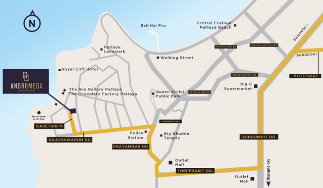 ขายราคาทุน!!! แอนโดนเมด้า คอนโด พัทยา (Andromeda Condo Pattaya), ชั้น 12A, ขนาด 72.07ตร.ม., 2 น 2 น้ำ, ขาย 11,000,000 บาท–ขายพร้อมผู้เช่า