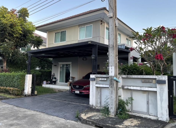 ขายบ้านเดี่ยว เพอร์เฟคปาร์ค 2 สุวรรณภูมิ ซอยร่มเกล้า6 มีนบุรี เนื้อที่ 50 ตรว มี 3นอน 2 น้ำ