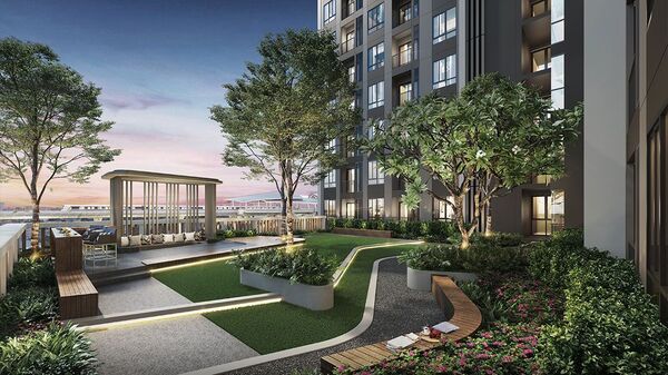 ขายด่วน ราคาถูกมาก คอนโด Nue Noble ไฟฉาย-วังหลัง ห้อง 33.80 ตรม. ขายดาวน์ 150,000 บาท ผ่อนดาวน์ครบแล้วพร้อมโอน