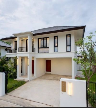 บ้านพร้อมสระว่ายน้ำส่วนตัวสุดหรู วิวทุ่งนาและดอยสุเทพ และรายล้อมไปด้วยโรงเรียนนานาชาติหลายแห่ง