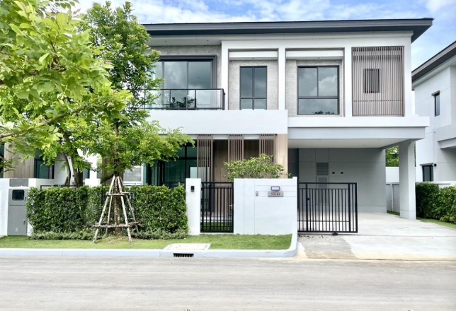 ให้เช่าบ้านเดี่ยว 2ชั้น บางกอก บูเลอวาร์ด บางนา-กม.5 มี 4 นอน4 น้ำ บ้านใหม่ เนื้อที่ 58 ตรว 