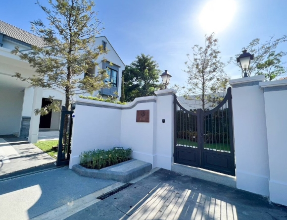 ให้เช่าและขาย บ้านเดี่ยวหรู นันทวัน พระราม9 กรุงเทพกรีฑาตัดใหม่ เนื้อที่ 106 ตรว