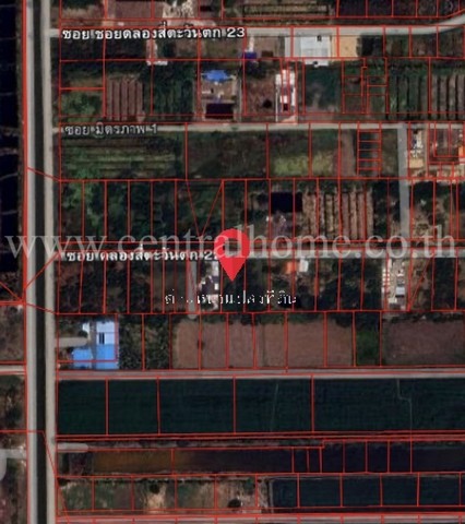 P1 ที่ดิน 1 ไร่ 354 ตารางวา คลองสี่ คลองหลวง ใกล้ สำนักงานขนส่งจังหวัดปทุมธานี สาขาคลองหลวง