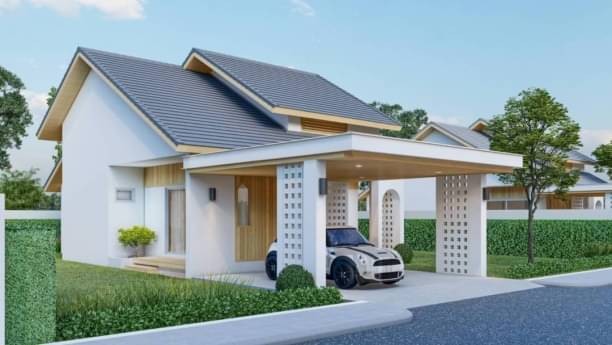 Presale 2.5 ล้าน 49.75 ตรว. บ้านสั่งสร้าง สไตล์มูจิ มินิมอล สันผีเสื้อ อำเภอเมือง เดินทางสะดวกสบาย #ใกล้ตลาด #ใกล้ถนนหลัก