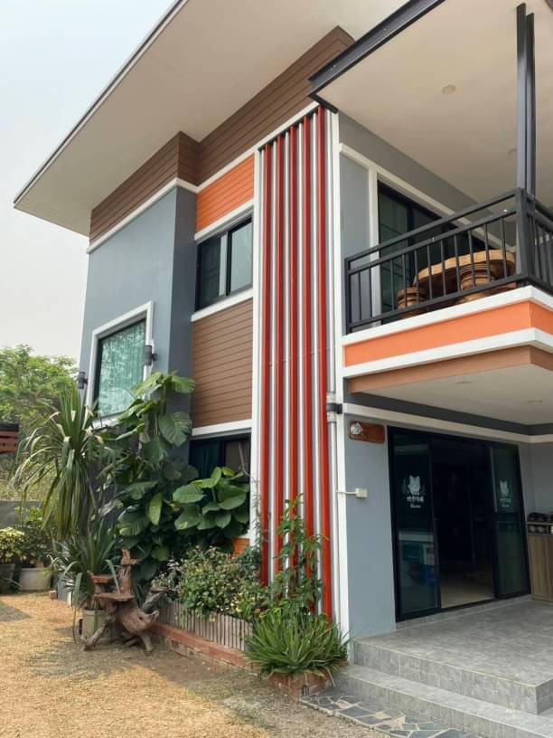 โซนสันกำแพง 5.9 ล้าน บ้านเดี่ยว​ 2 ชั้น 132 ตรว. ต้นเปา สไตล์โมเดิร์น บ้านเนื้อที่กว้างขวาง เฟอร์นิเจอร์ครบ สามารถสร้างสระว่ายน้ำเพิ่มได้