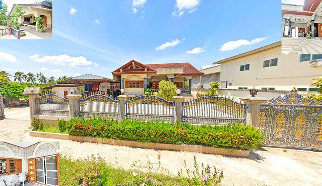 สามพราน นครปฐม ให้เช่าคฤหาสน์ 2หลัง ใกล้โลตัส บิ๊กซี ประตูรั้ว 2ชุด 2ไร่ 1,500ตรม. ใหญ่มาก ทำเลดี ตกแต่งพร้อมอยู่ 29,999B-M 6นอน 3น้ำ 4-6จอดรถ 6แอร์ ตลาดเทศบาล วัดสว่างอารมณ์  Sawang Arom Temple SamPhran NakhonPathom near Lotus BigC for rent Mansion 2 houses 2rai 1,500sq.m. very large good location ready to move in 29,999B-M 6bed 3bath 4-6 parking 6A/C. Municipal Market  ถ.ริมบึง ตำบลคลองใหม่ อำเภอสามพราน นครปฐม 73310 - บ้านเดี่ยว2หลัง ตกแต่งพร้อมอยู่ ยกสูงเรียบร้อย ไม่มีปัญหาน้ำท่วม- รวมสวน 2 ไร่ครึ่ง (บ้